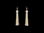 A pair of pendant earrings