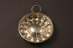 A silver wine taster