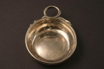 A silver wine taster