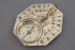 A brass sundial