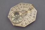 A brass sundial
