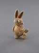 Broche Lapin en or