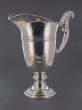 A silver-plated ewer