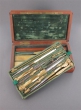 A brass and ivory mathematical necessaire
